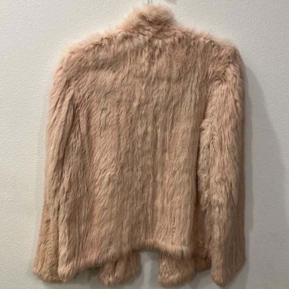 NICHOLAS Fawn Knitted Rabbit Coat 💯 Authentic - Picture 8 of 10